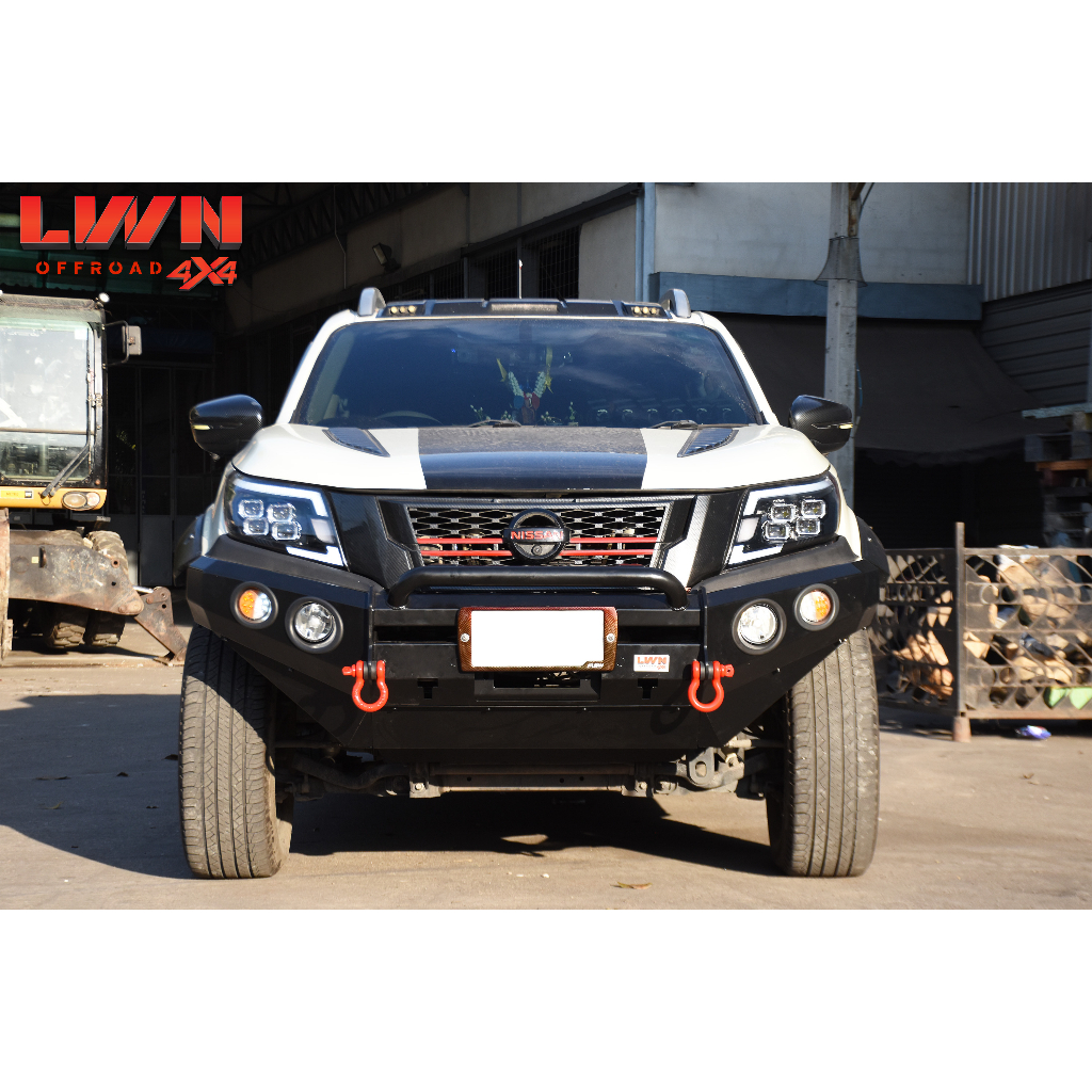 กันชนหน้า-navara-np300-รุ่น-fb-012-กันชนเหล็กแบรนด์-lwn4x4-กันชนออฟโรดนาวาร่า-offroad-bullbar-nissan