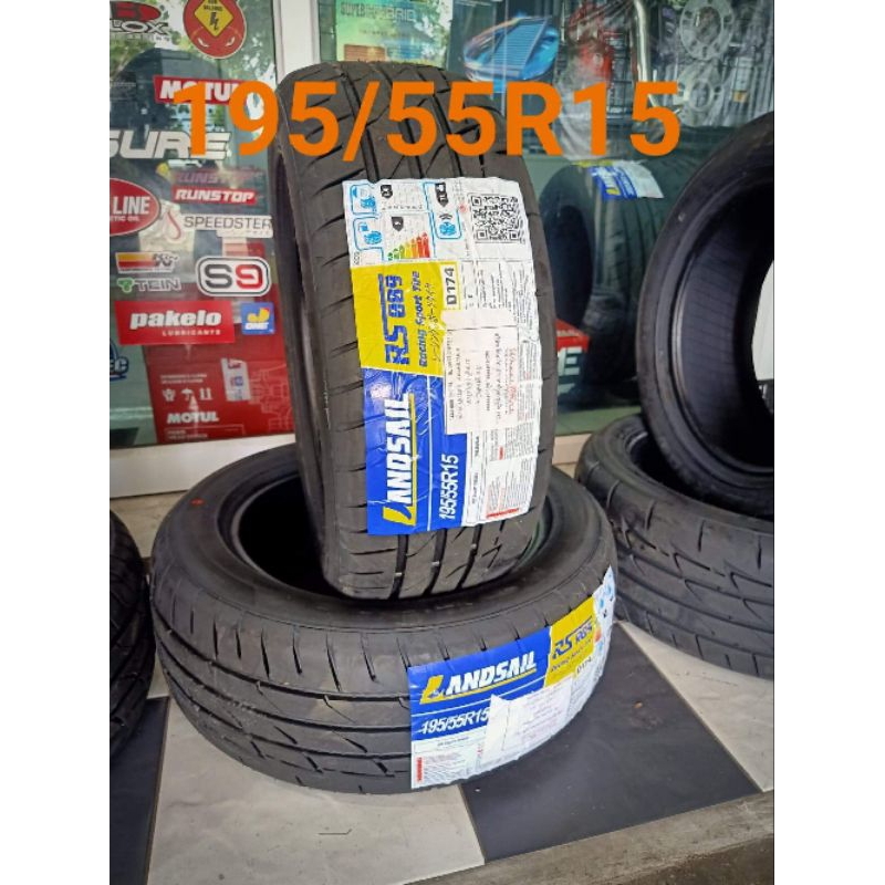 Landsail ยางผลิตปี2024 (4เส้น) Rs009/Rk008/Rk007/Ls388 (195/50r15,195 ...