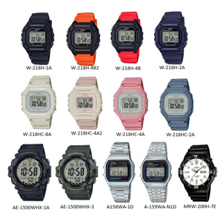 ภาพหน้าปกสินค้า[โค้ด WATCMAR20 ลด 20]Casio นาฬิกาข้อมือผู้ชาย ผู้หญิง ของแท้ รุ่น W-218HC W-218H AE-1500WHX  A158WA A-159WA ที่เกี่ยวข้อง