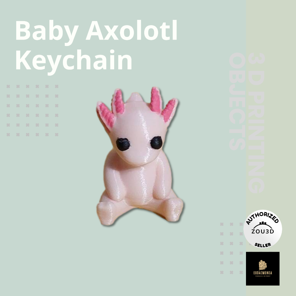 พวงกุญแจซาลาแมนเดอร์-baby-axolotl