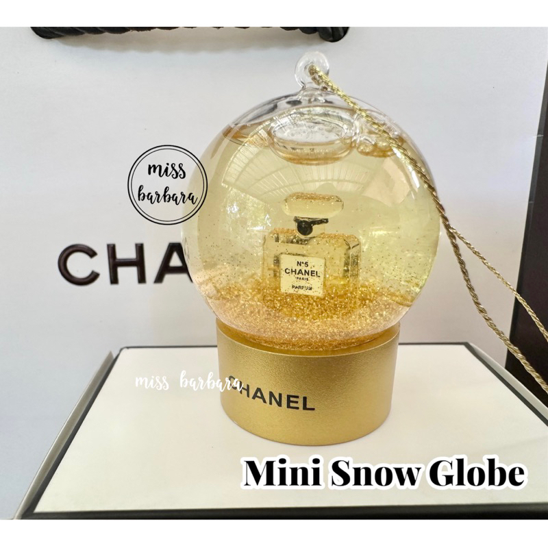 VIP GIFT No.5 Gold Snow Mini Globe โดมหิมะสีทองน่ารักๆ  คอลเลคชั่นคริสต์มาสต์