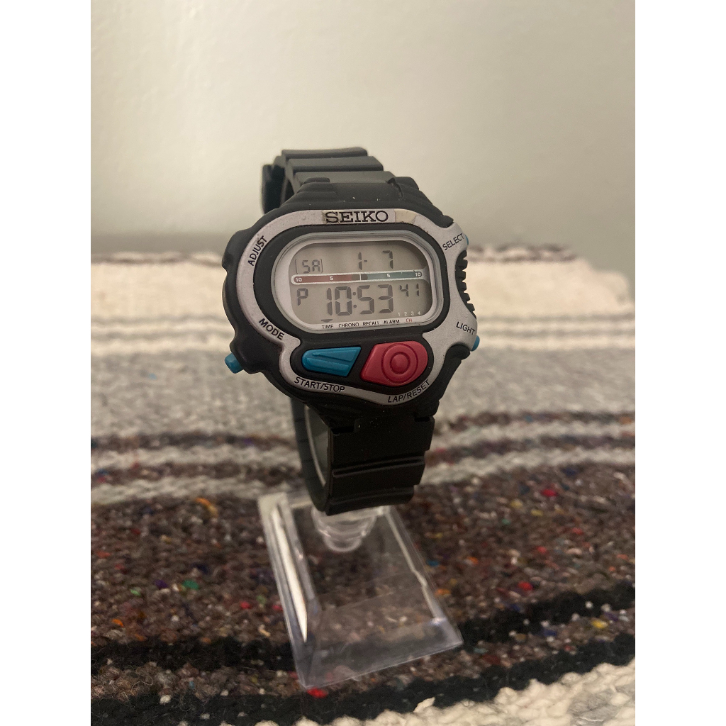 Seiko S640-4000 Superrunner (Rare)(Runner Lap120) 1990s | Shopee