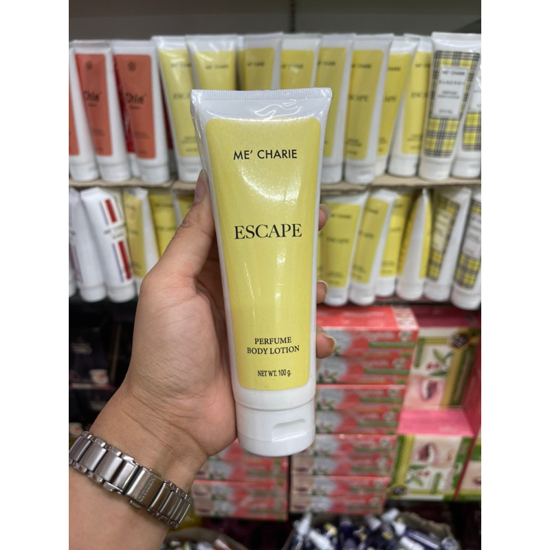 me-charie-escape-perfume-body-lotion-100ml-x6หลอด-เม-ชารี-เพอฟูม-บอดี้-โลชั่น