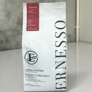 เมล็ดกาแฟคั่ว Ernesso : Espresso Coffee บรรจุ 250 g