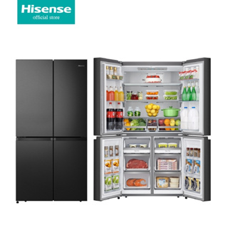 ภาพขนาดย่อของภาพหน้าปกสินค้าHisense ตู้เย็น 4 ประตู Multidoor 611 ลิตร:21.8Q รุ่น RQ758N4TBV New 2021 จากร้าน hisense_official_shop บน Shopee