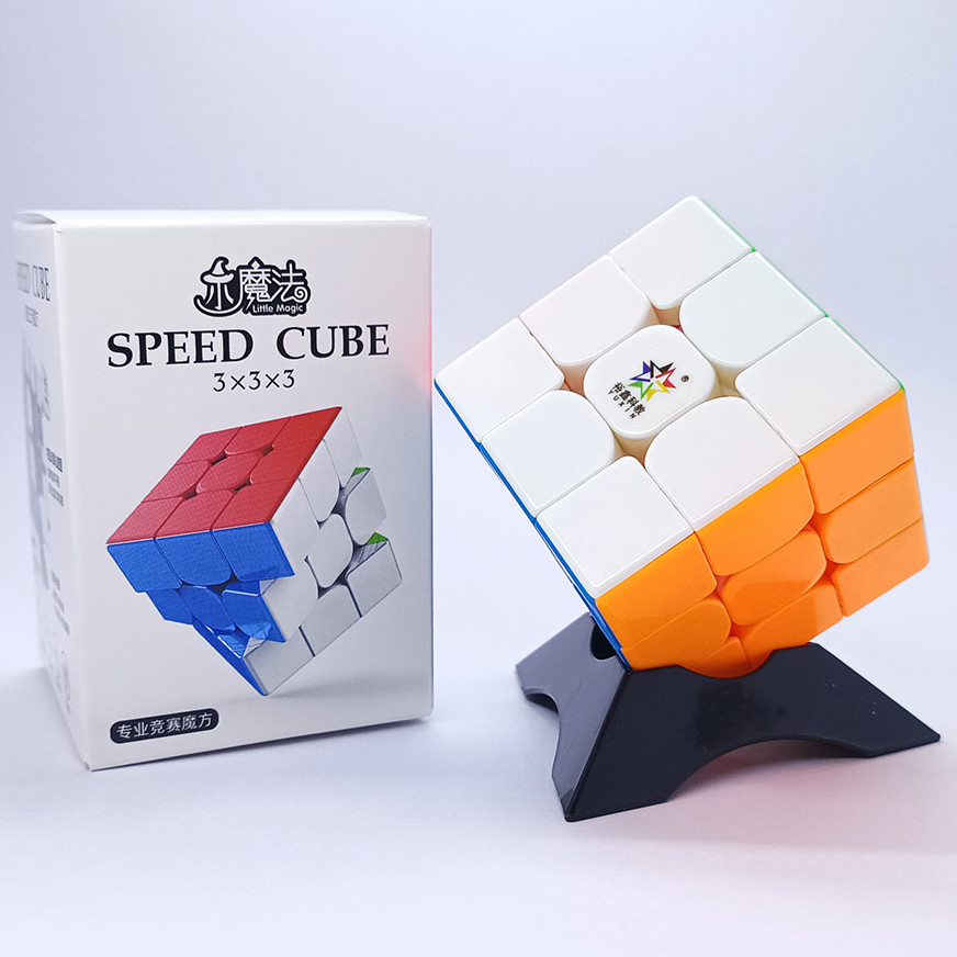 รูปภาพของรูบิค 3x3x3 อย่างดีหมุนลื่น CuberSpeed Yuxin Little Magic 3x3 Magic Cube Original Ultra-smooth Puzzle Twist Kidลองเช็คราคา