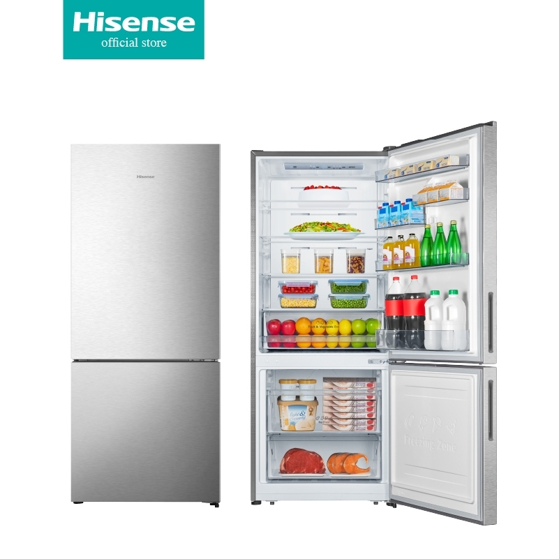 ภาพสินค้าHisense: ตู้เย็น 2 ประตู :14.7Q/417 ลิตร รุ่น RB556N4TGN จากร้าน hisense_official_shop บน Shopee ภาพที่ 1
