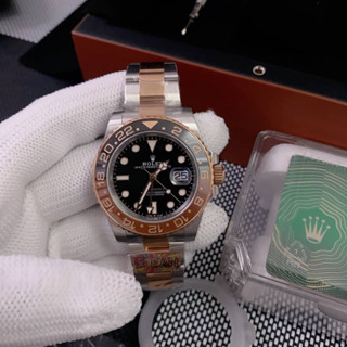 นาฬิกา Rolex GMT  Swiss Clean factory 1:1 ใส่สลับแท้