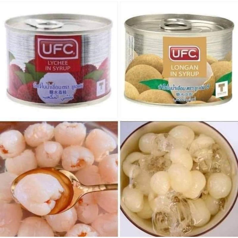 ลำใยกระป๋อง ลิ้นจี่กระป๋อง UFC | Shopee Thailand