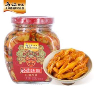 ✨ของใหม่ ✨อร่อยมาก 🔥乌江红油榨菜🔥 Wujiang Huanghua 300g