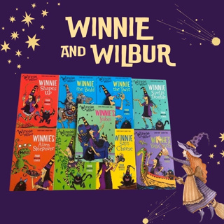 หนังสือชุด Winnie and Wilbur (chapter book version) ชุด 9 เล่ม หนังสือแม่มด หนังสือเด็กภาษาอังกฤษ หัดอ่านอังกฤษ