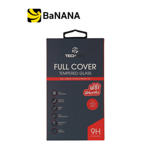 TECHPRO TG FF ฟิล์ม iPhone 14 Pro Black (F+B) by Banana IT