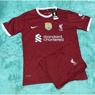 เสื้อกีฬา ทีมหงส์ ปี2023/24 ชุดฟุตบอลผู้ชาย ซื้อครั้งเดียวได้ทั้งชุด (เสื้อ + กางเกง) รุ่นใหม่ล่าสุด ราคาถูก