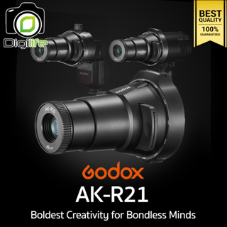 Godox AK-R21 Projection Attachment for Round Head Flash [ V1 , AD100Pro , AD200 / AD200Pro With H200R ]