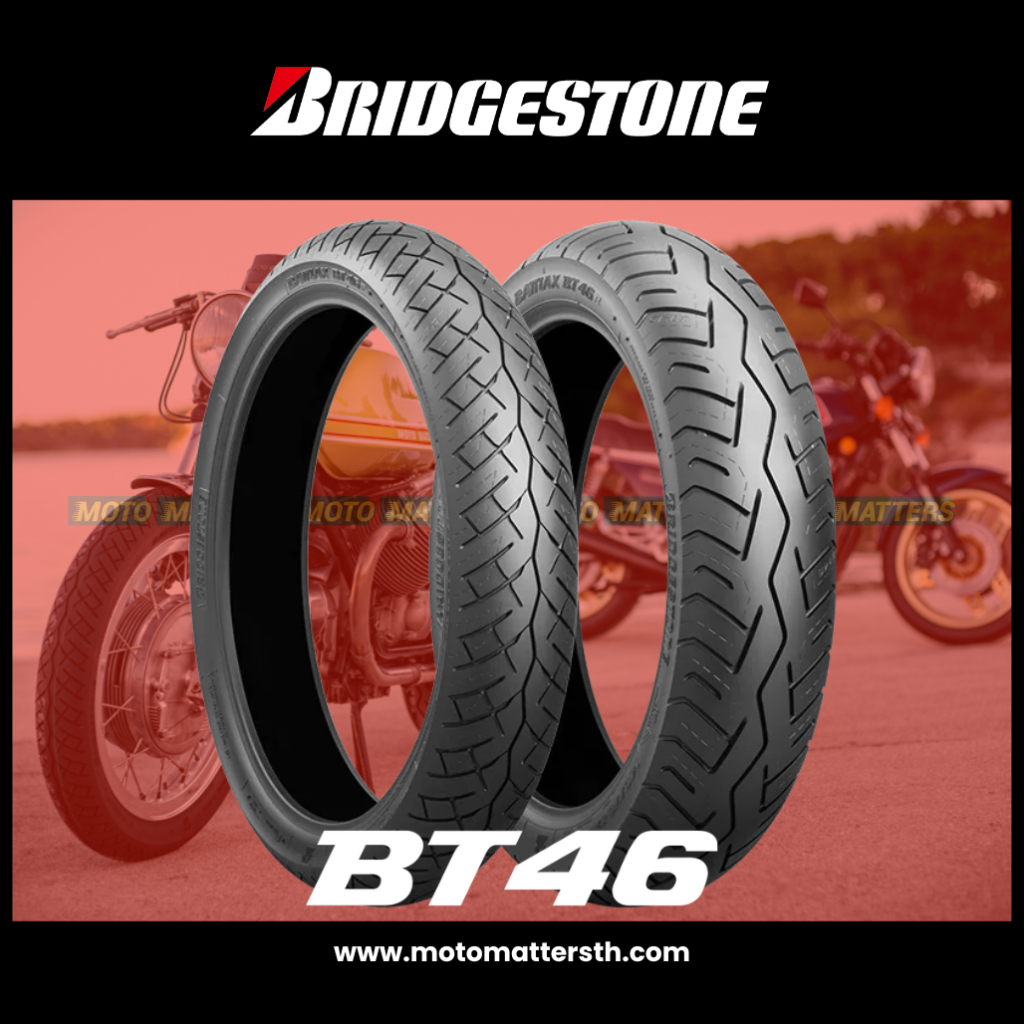 📌𝗦𝗣𝗮𝘆𝗟𝗮𝘁𝗲𝗿📌 ยาง Bridgestone Battlax BT46 สำหรับรถสไตล์คลาสสิก Triumph ...