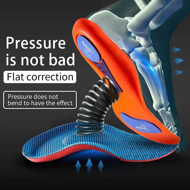 ภาพหน้าปกสินค้าแผ่นเสริมรองเท้า ซัพพอร์ตแรงกระแทก กระชับปกป้อง ระบายอากาศได้ดี Nafoing Orthopedic Gel Insoles Pain Relief Pads
