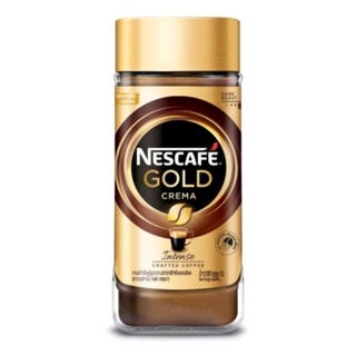 Nescafe Gold Crema เนสกาแฟโกลด์ เครมา อินเทนส์ 200 กรัม แบบขวด