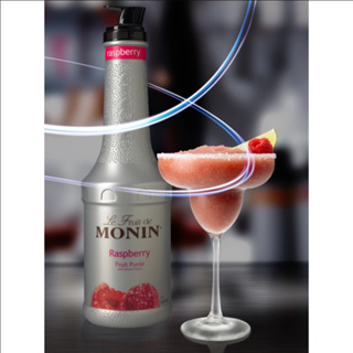 (KoffeeHouse) Puree MONIN กลิ่น “Raspberry” เพียวเร่โมนิน เพียวเร่ราสเบอร์รี่ MONIN Raspberry Fruit Mix บรรจุขวด 1 ลิตร