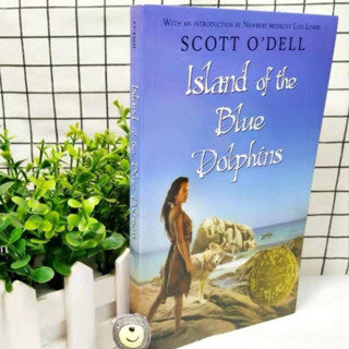 Blue Dolphins Island ต้นฉบับภาษาอังกฤษ Newbery Award Island of the Blue Dolphins