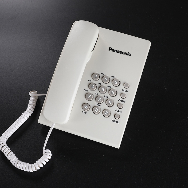 ภาพหน้าปกสินค้าโทรศัพท์มือถือ Panasonic KX-TS500MX โทรศัพท์ตั้งโต๊ะโฮมออฟฟิศไม่มีแบตเตอรี่ปลั๊กแอนด์เพลย์ จากร้าน _hit17m946 บน Shopee