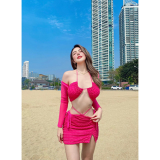 Aglaia (อาเกลีย) bikini set สีชมพู
