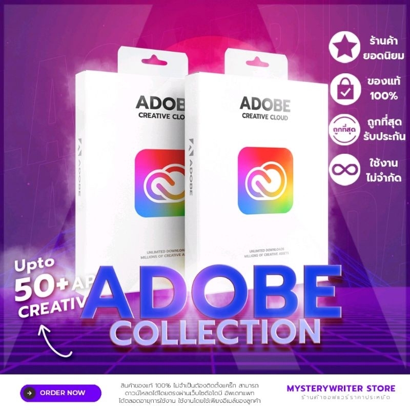 ภาพหน้าปกสินค้าADOBE CREATIVE CLOUD 14วัน