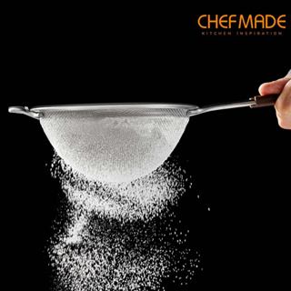 CHEFMADE กระชอนร่อนแป้ง 16cm Stainless Steel Flour Sieve (WK9245)