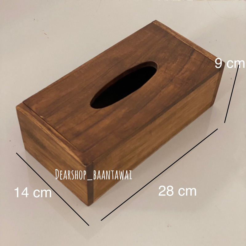 กล่องทิชชูไม้สัก-กล่องทิชชู่-กล่องใส่กระดาษทิชชู-ผลิตจากไม้สักแท้