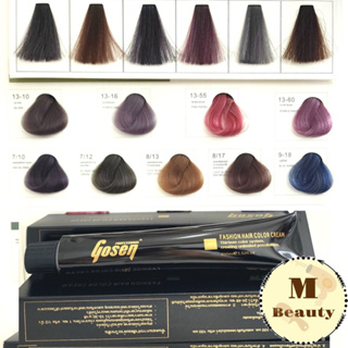 สินค้า สีโกเซ็นกล่องดำ Gosen w7/11 7/10 6/11 8/13  8/17 13/10 8/11 G/4​ 8/82 100มล. ครีมเปลี่ยนสีผม สีย้อมผม