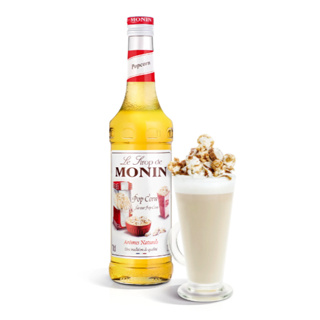 (KoffeeHouse) น้ำเชื่อม MONIN กลิ่น “Popcorn” ไซรัปโมนิน ไซรัปป๊อปคอร์น (MONIN Popcorn Syrup) บรรจุขวด 700 ml.