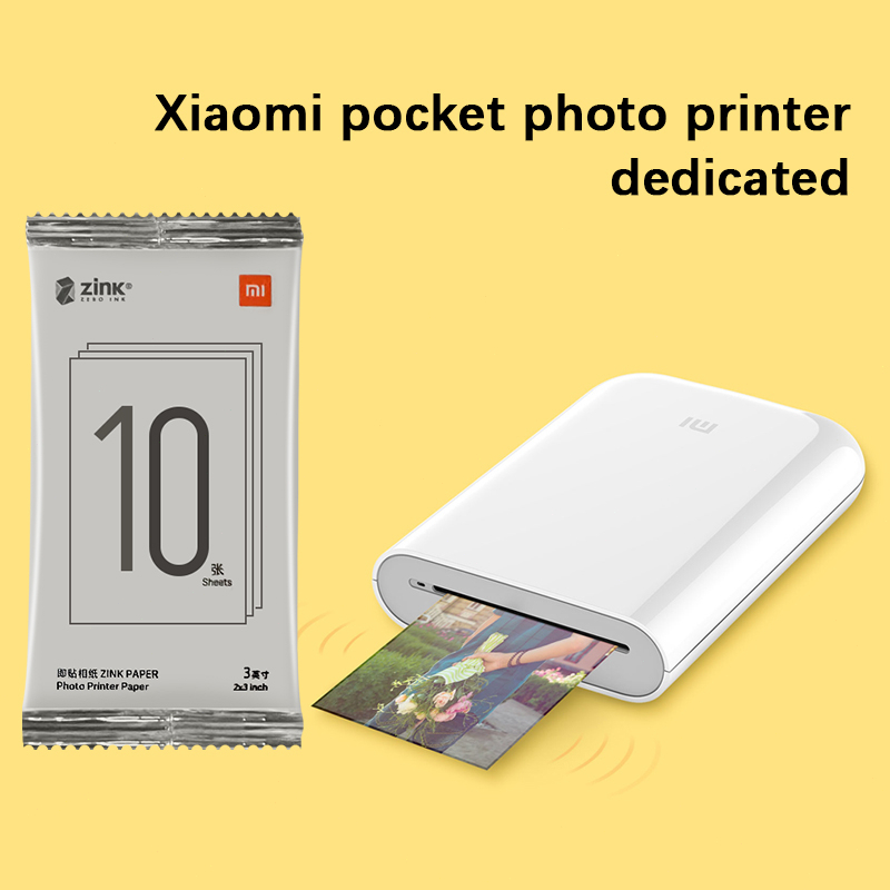 ภาพหน้าปกสินค้าXiaomi Mi portable pocket photo printer paper พิมพ์กระดาษภาพถ่ายของเครื่องพิมพ์ภาพ ภาพถ่าย AR พกพาสะดวก จากร้าน mordern_homer บน Shopee