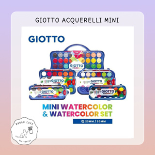 Giotto Acquerelli mini 24-36 colors &gt;Blocks Watercolor&lt; // จิออตโต้ สีน้ำแบบก้อน ขนาด 24 สี และ 36 สี