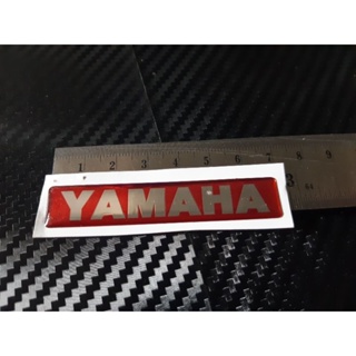 สติ๊กเกอร์ ยามาฮ่า  #yamaha งาน 3D ตัวนูน สีแดง