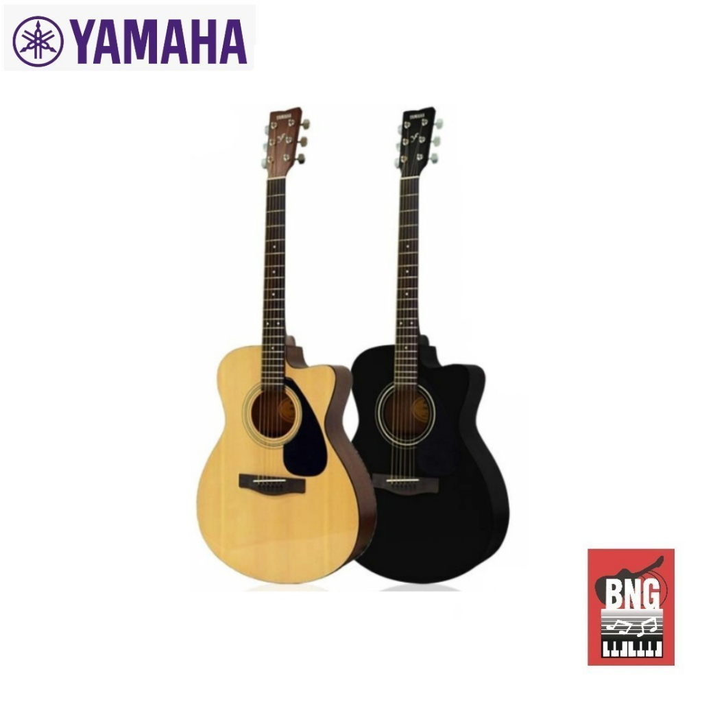 yamaha-fs100c-มีสีไม้-และ-สีดำ-กีตาร์โปร่งยามาฮ่า-ตัวเว้า-สุดเท่ห์