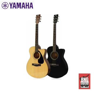 YAMAHA FS100C มีสีไม้ และ สีดำ กีตาร์โปร่งยามาฮ่า ตัวเว้า สุดเท่ห์