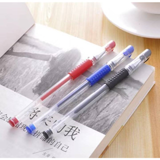 ปากกาเจล Classic 0.5 มม ปากกาหมึกเจล (สีน้ำเงิน/แดง/ดำ) 8PC/แพ็คคละสี