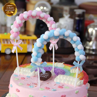 ป้ายปักเค้ก ป้ายแต่งเค้ก ที่ปักเค้กซุ้มลูกโป่ง Cake Topper