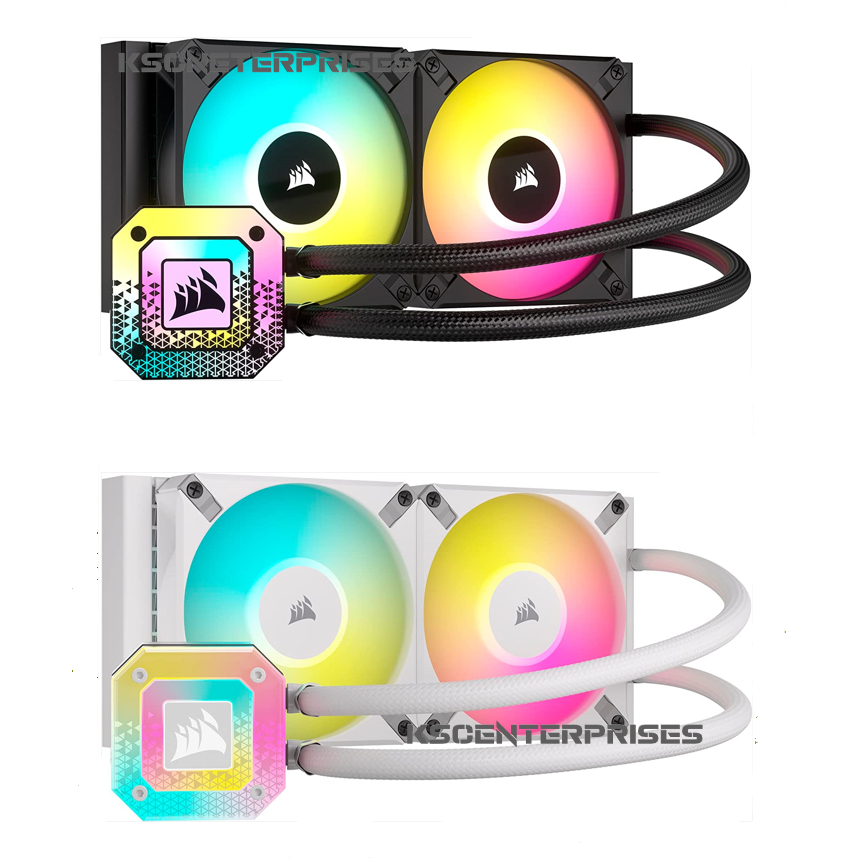 Corsair iCUE H100i Elite CAPELLIX XT Liquid CPU Cooler 240mm Radiator