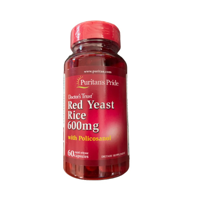 exp 11/24 Puritan's Pride Red Yeast Rice & Policosanol 600 mg/10 mg