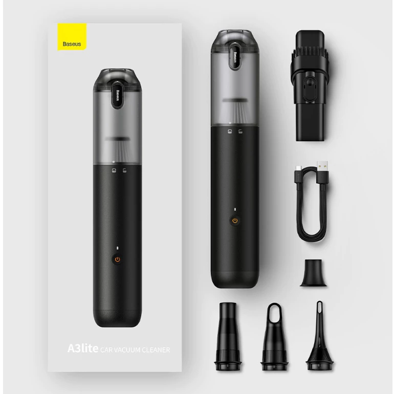 Baseus A3 Lite เครื่องดูดฝุ่นในรถ 12000Pa Car Vacuum Cleaner ที่ดูดฝุ่นในรถ เครื่องดูดฝุ่นไร้สาย