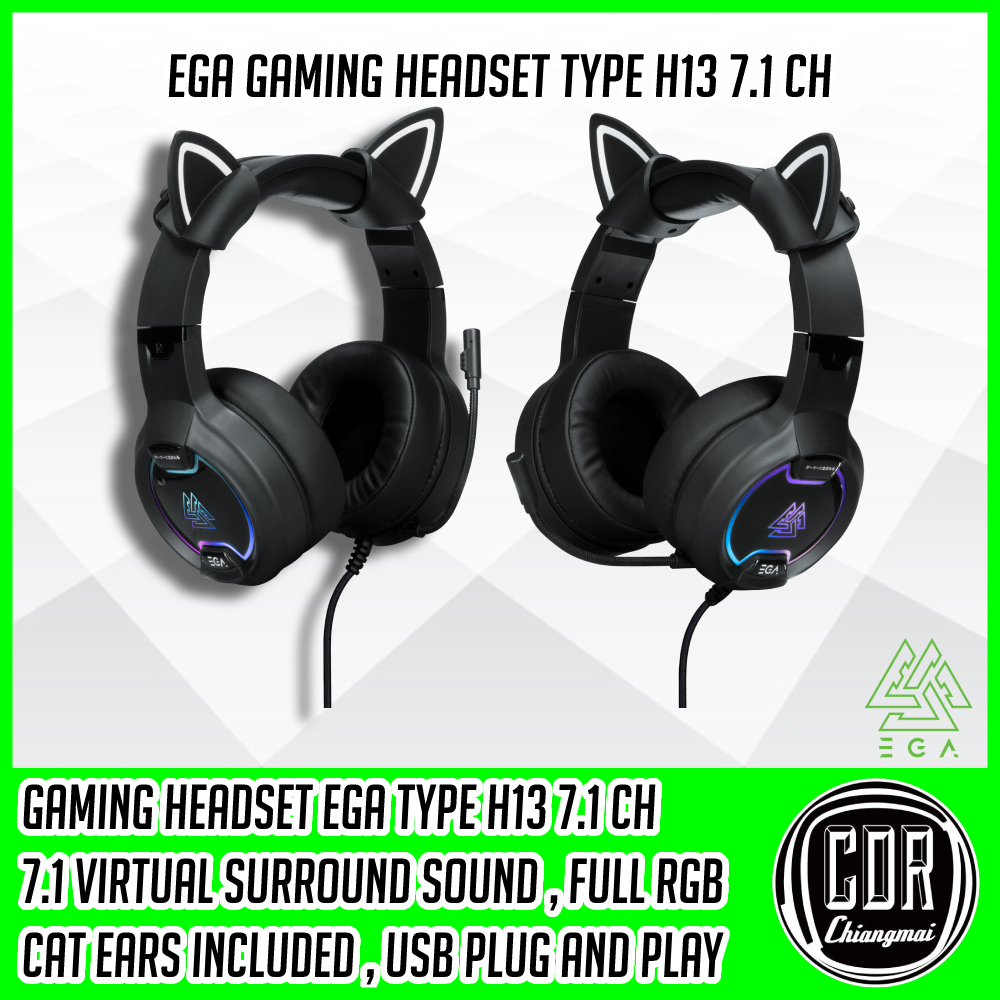 ega-หูฟังเกมมิ่ง-type-h13-7-1-surround-หูแมวถอดได้-แถมในกล่อง-ไฟ-rgb-มี-software-ปรับแต่งเสียง-สินค้ารับประกัน-2-ปี