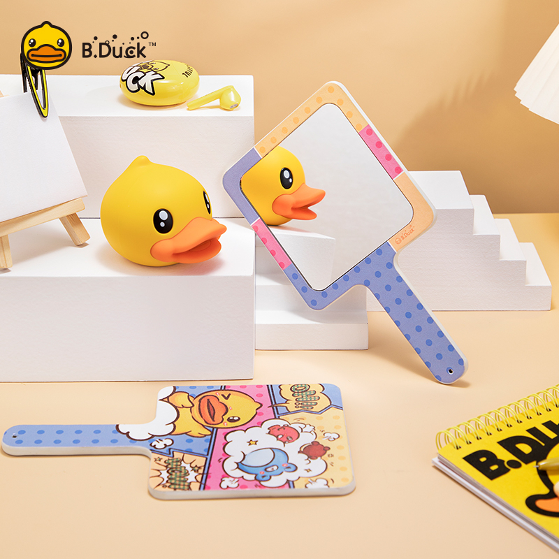 b-duck-mirror-กระจกพกพาทรงน่ารัก