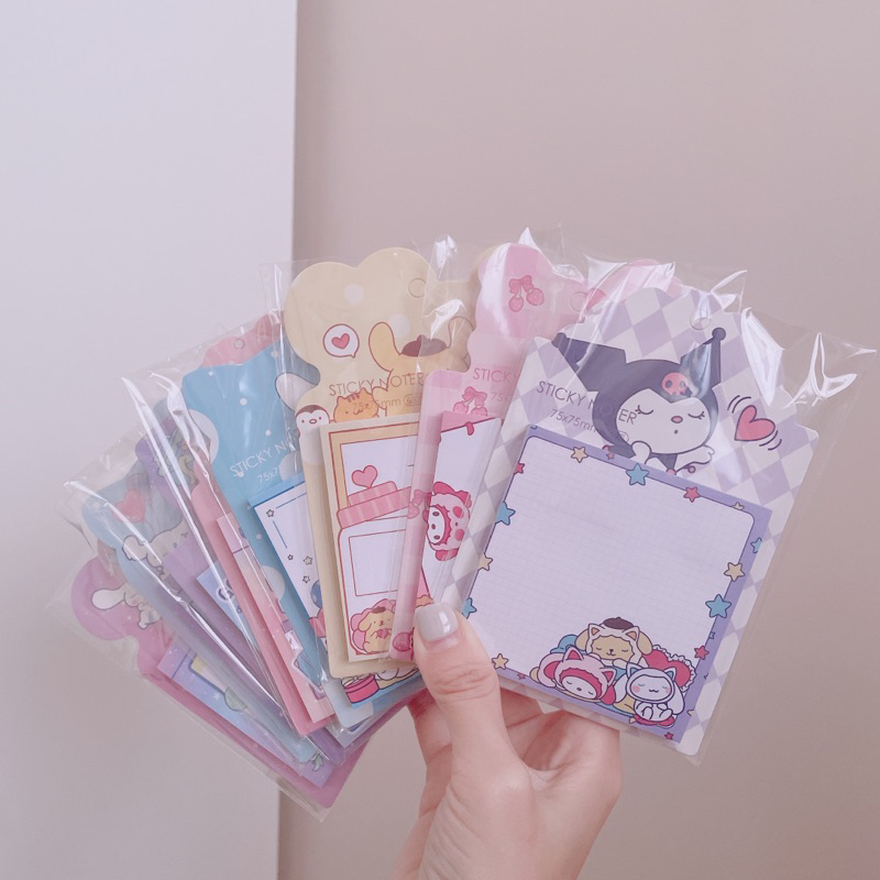 post-itโพสอิท-โพสอิทลายน่ารัก-โพสอิทเกาหลี-โพสอิทราคาถูก-post-it-sanrio-โพสอิทsanrio