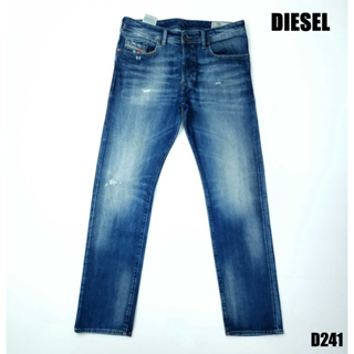 ยีนส์ Diesel เอว 32 สีฟอกไล่โทน แต่งขาดเดิม ผ้ายืด ขาเดฟ