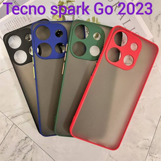 Tecno spark Go 2023ตรงรุ่น(พร้อมส่งในไทย)เคสขอบนิ่มหลังแข็งขุ่นคลุมกล้องTecno spark Go 2023