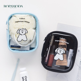 Romane Little Paper Clear Pouch ลิขสิทธิ์แท้จากโรมาเน่  Brunch Brother Made in Korea (68906)