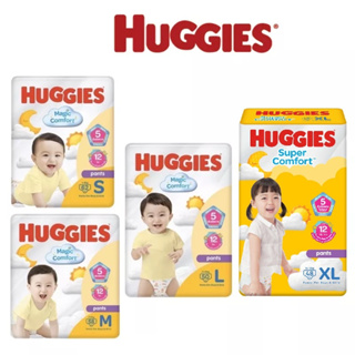 ภาพหน้าปกสินค้าHuggies Magic Comfort ฮักกี้ส์ เมจิก คอมฟอร์ท ผ้าอ้อมแบบกางเกง ผ้าอ้อม เลือกไซส์ ซึ่งคุณอาจชอบราคาและรีวิวของสินค้านี้