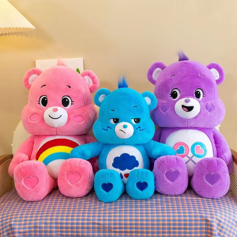 ตุ๊กตา-care-bears-ขนาด-25-45-cm-ลิขสิทธิ์แท้-ตุ๊กตา-แคร์แบร์-ตุ๊กตาหมี-care-bear-funshine-bear-grumpy-bear-cheer-be