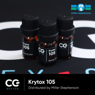 สินค้า Krytox 105 Spring Lube (2g, 5g) Genuine USA product ของแท้นำเข้าจากอเมริกา น้ำยาหล่อลื่นสำหรับลูปสปริง