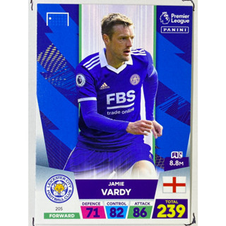 การ์ดนักฟุตบอล 2023 การ์ดสะสม ทีม Vardy Schmeichel Maddison  การ์ดนักเตะ EPL